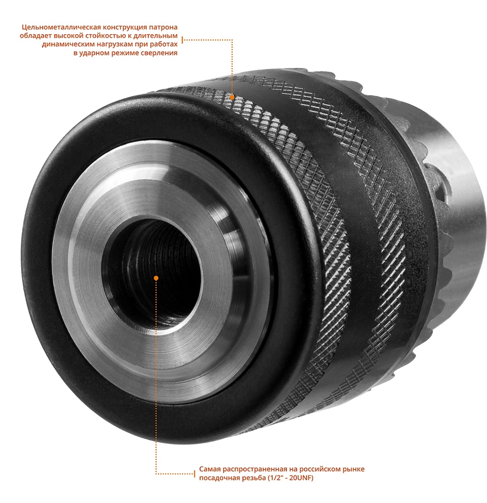 ЗУБР  переходник SDS+, ударный ключевой патрон, набор (29081-H3) 29081-H3
