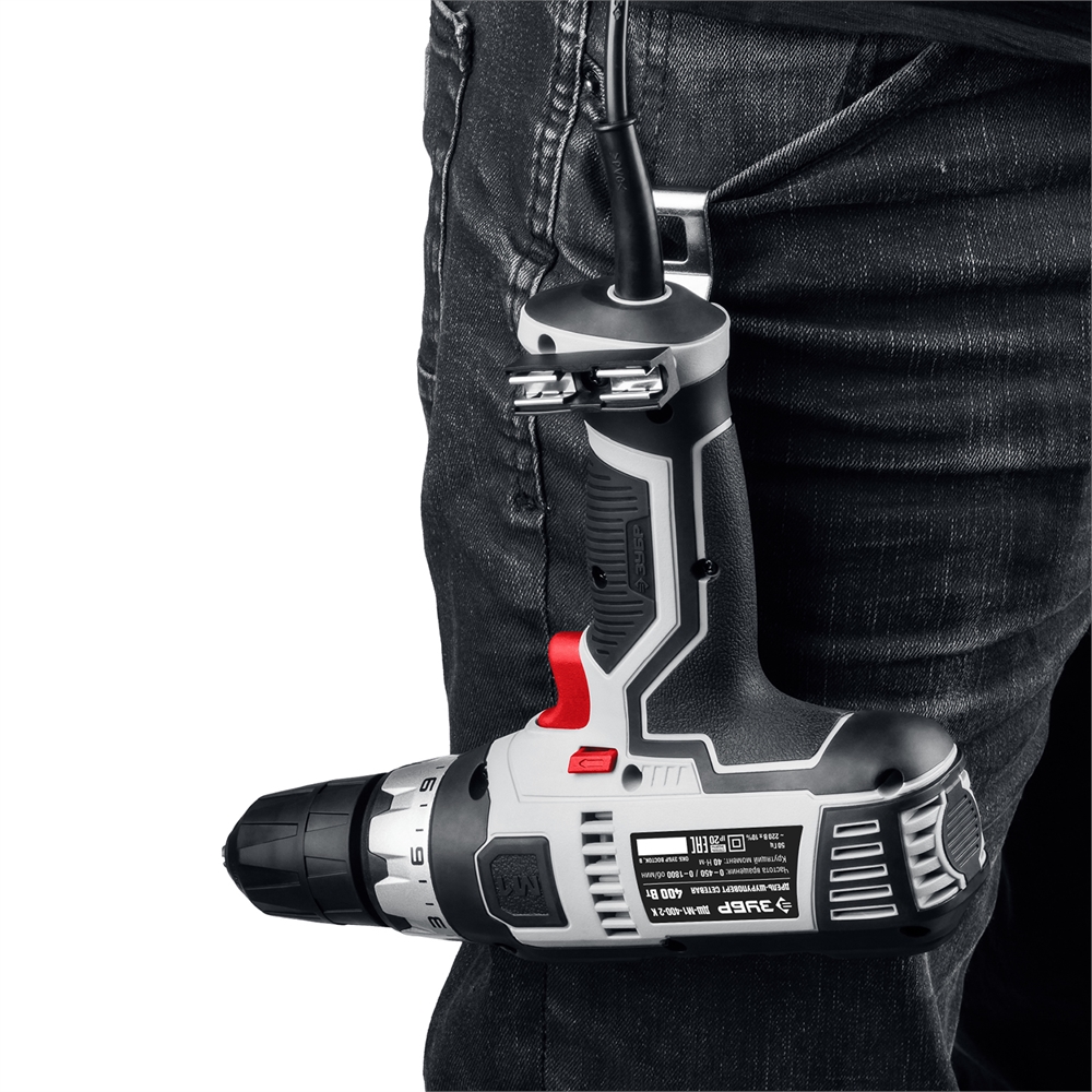 ЗУБР  400 Вт, 40 Н·м, кейс, сетевая дрель-шуруповерт (ДШ-М1-400-2 К) ДШ-М1-400-2 К