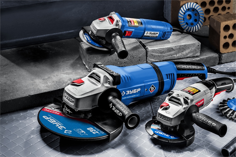 ЗУБР  1500 Вт, d125 мм, УШМ, Профессионал (УШМ-П125-1500 ПСТ) УШМ-П125-1500 ПСТ