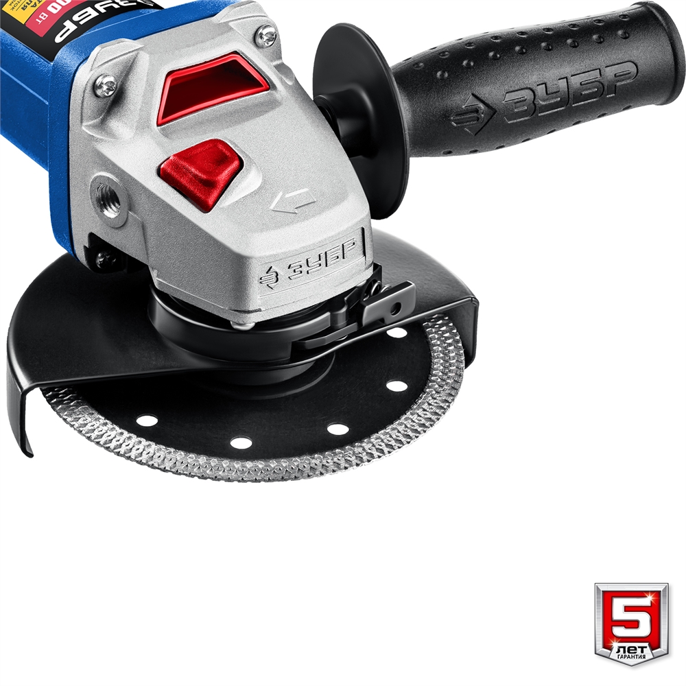 ЗУБР  1500 Вт, d125 мм, УШМ, регулировка оборотов, Профессионал (УШМ-П125-1500 ЭПСТ) УШМ-П125-1500 ЭПСТ