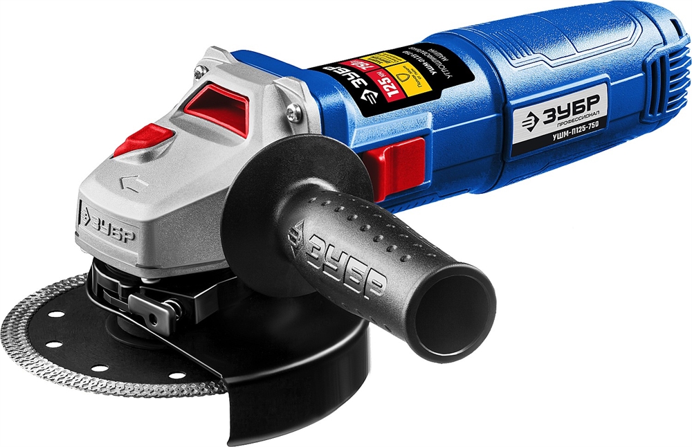 ЗУБР  Компакт, 750 Вт, d125 мм, УШМ, Профессионал (УШМ-П125-750) УШМ-П125-750