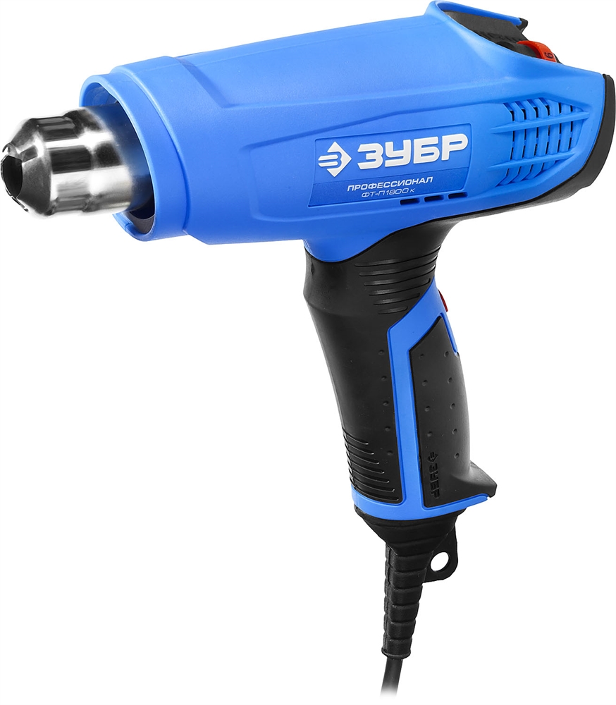 ЗУБР  1800 Вт, технический фен, кейс, Профессионал (ФТ-П1800 К) ФТ-П1800 К