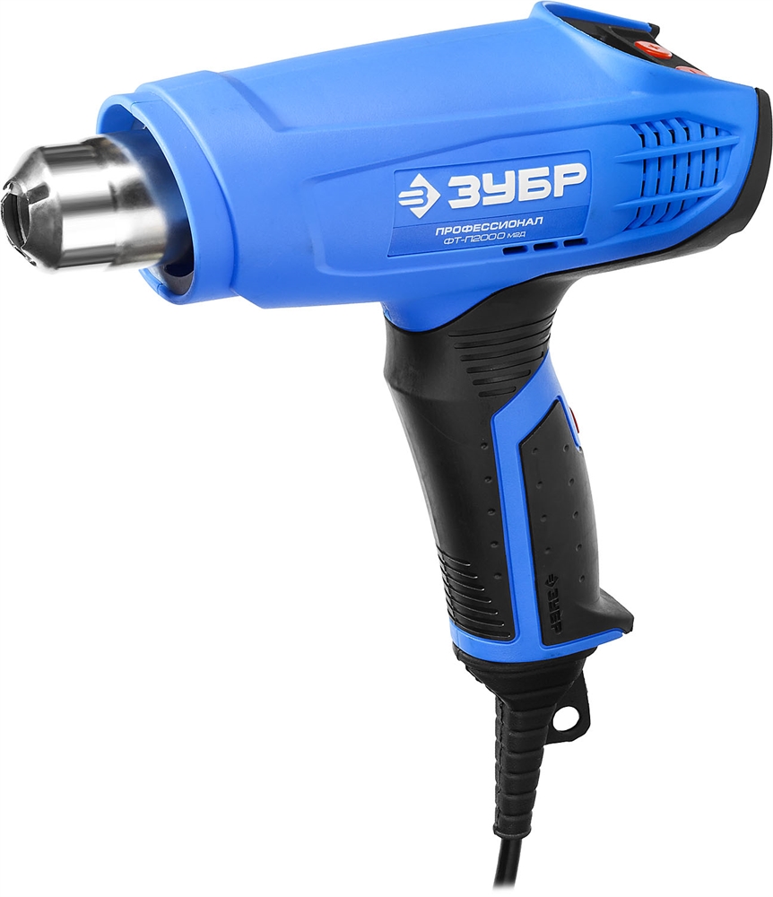 ЗУБР  2000 Вт, технический фен, дисплей, Профессионал (ФТ-П2000 М2Д) ФТ-П2000 М2Д