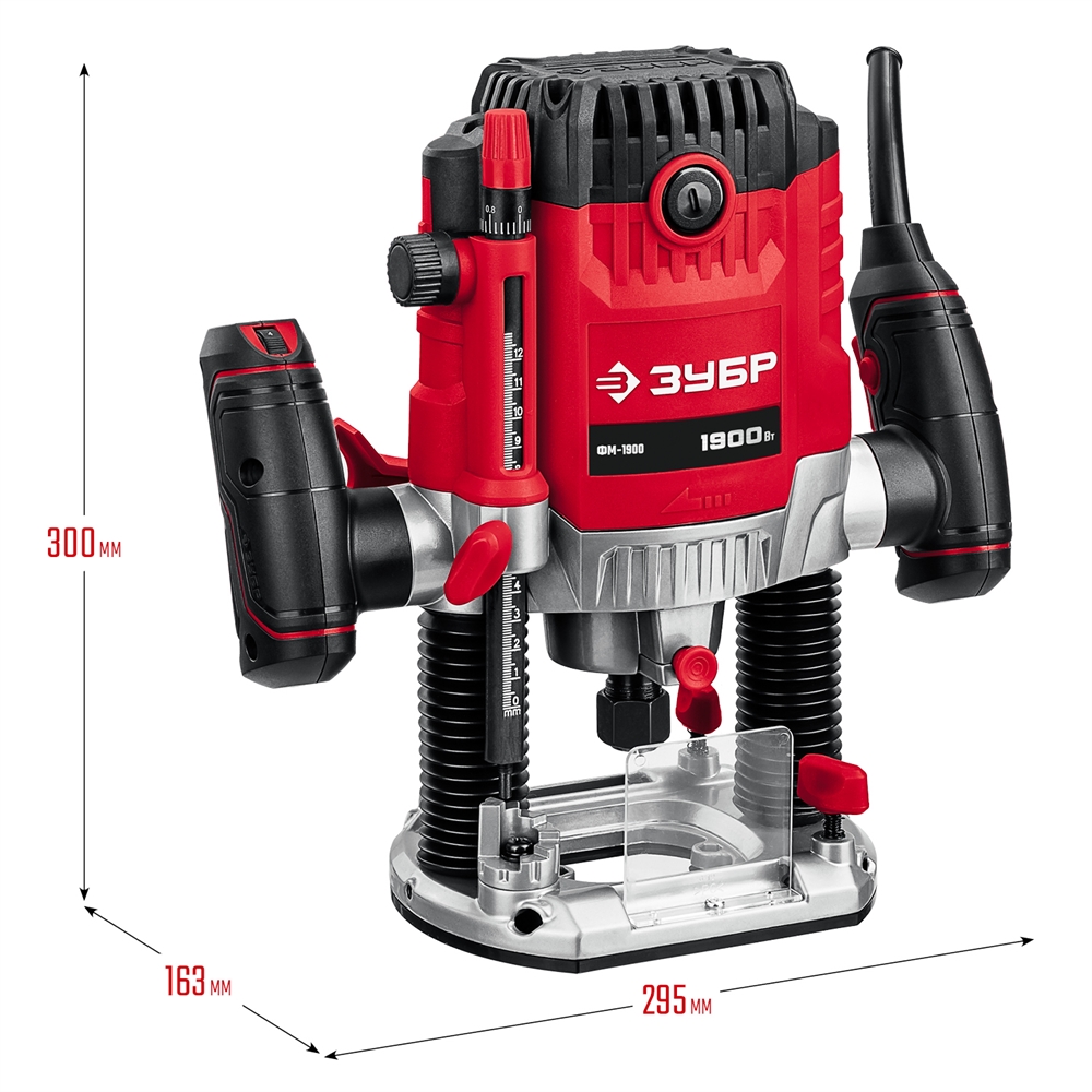ЗУБР  1900 Вт, 50 мм, универсальный фрезер (ФМ-1900) ФМ-1900