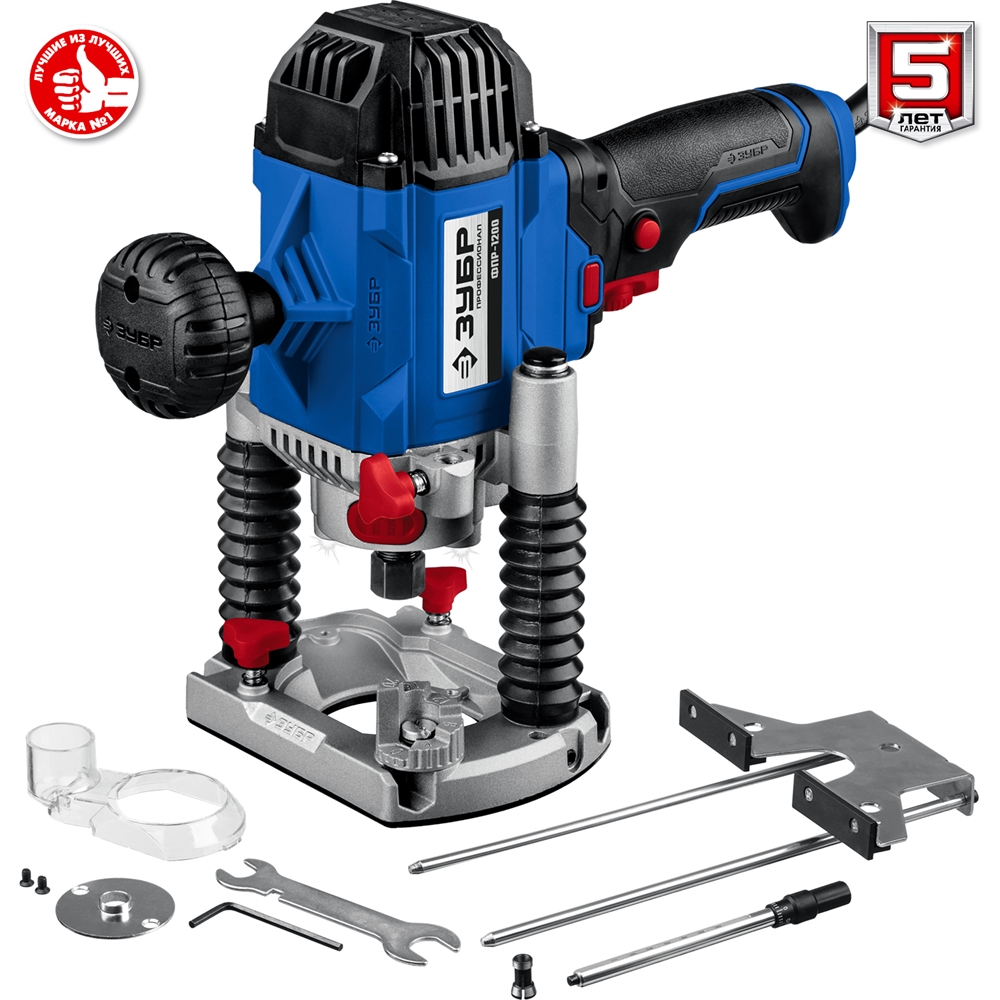 ЗУБР  1200 Вт, 50 мм, универсальный фрезер, Профессионал (ФПР-1200) ФПР-1200