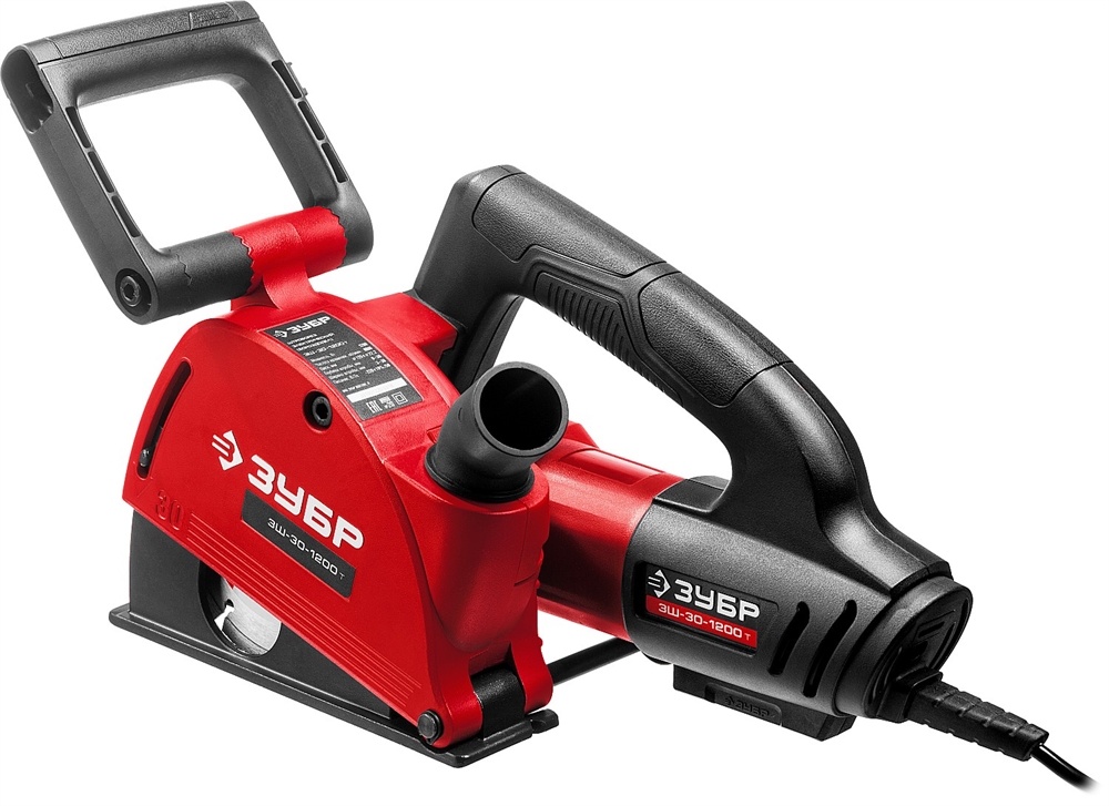 ЗУБР  d 125 мм, 1200 Вт, 30 мм, штроборез (бороздодел) (ЗШ-30-1200 Т) ЗШ-30-1200 Т