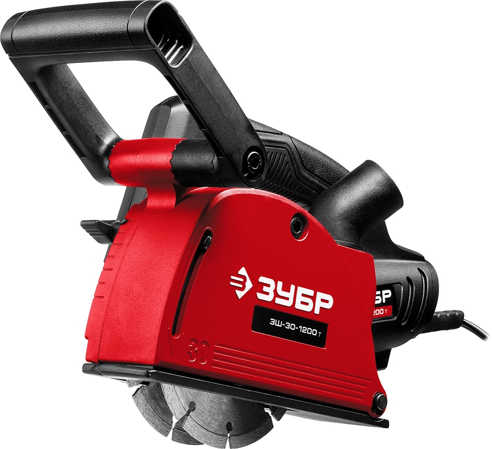 ЗУБР  d 125 мм, 1200 Вт, 30 мм, штроборез (бороздодел) (ЗШ-30-1200 Т) ЗШ-30-1200 Т
