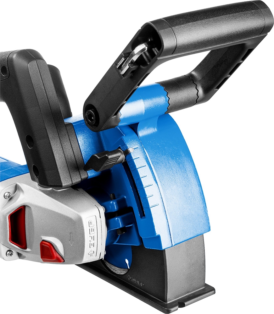 ЗУБР  d 125 мм, 1400 Вт, 30 мм, штроборез (бороздодел), Профессионал (ЗШ-П30-1400 ПСТ) ЗШ-П30-1400 ПСТ