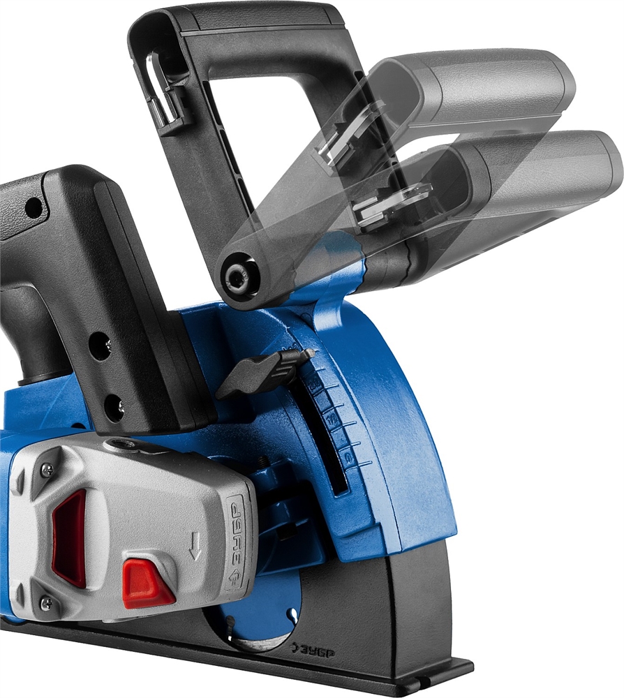 ЗУБР  d 125 мм, 1400 Вт, 30 мм, штроборез (бороздодел), Профессионал (ЗШ-П30-1400 ПСТ) ЗШ-П30-1400 ПСТ