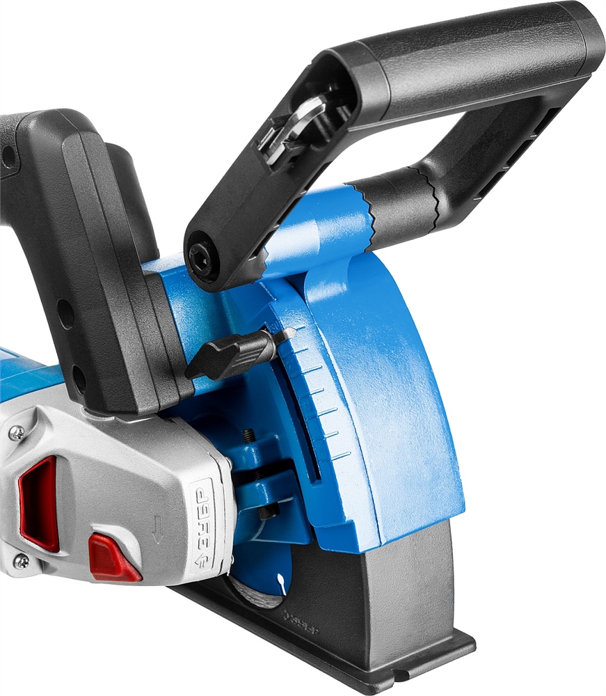 ЗУБР  d 125 мм, 1400 Вт, 30 мм, штроборез (бороздодел), кейс, Профессионал (ЗШ-П30-1400 ПСТК) ЗШ-П30-1400 ПСТК