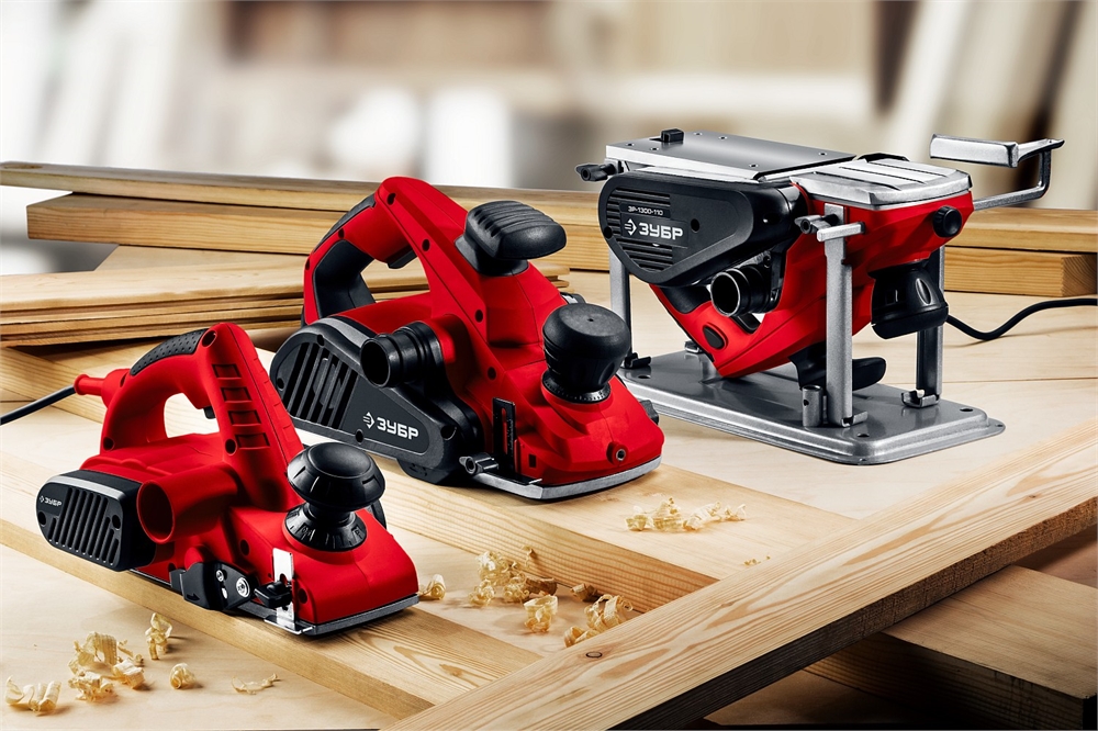 ЗУБР  1100 Вт, 110 мм, электрический рубанок (электрорубанок) (ЗР-1100-110) ЗР-1100-110