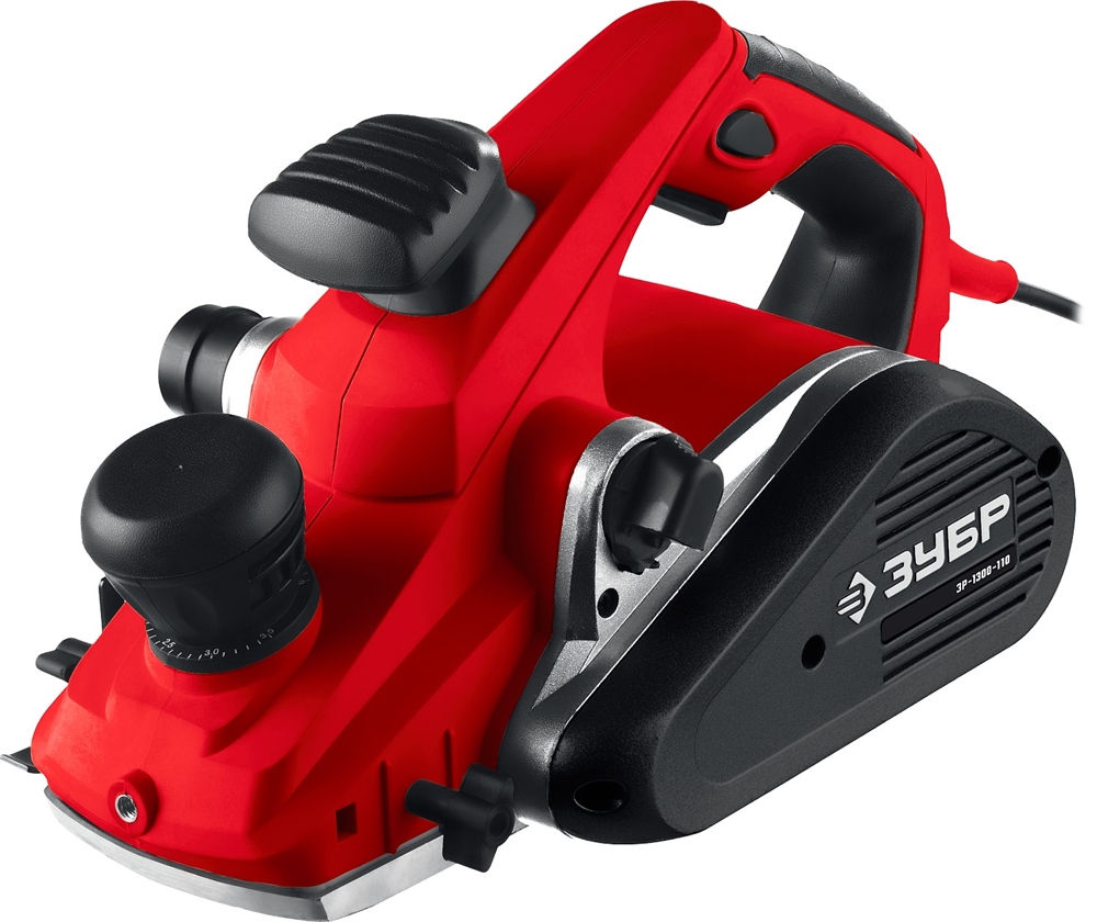 ЗУБР  1300 Вт, 110 мм, электрический рубанок (электрорубанок), станина (ЗР-1300-110) ЗР-1300-110