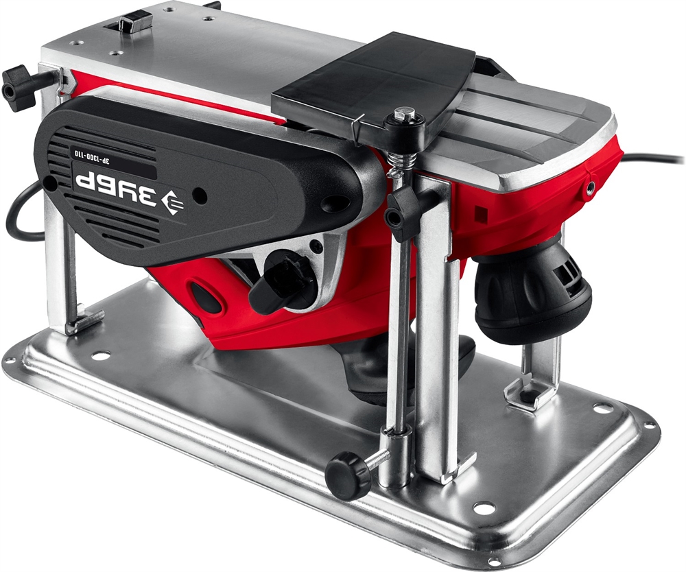 ЗУБР  1300 Вт, 110 мм, электрический рубанок (электрорубанок), станина (ЗР-1300-110) ЗР-1300-110