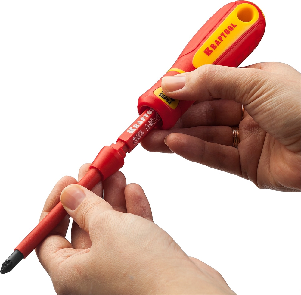 KRAFTOOL  Х-Drive Electro, 18 предм, набор высоковольтных отверток (220092-H18) 220092-H18