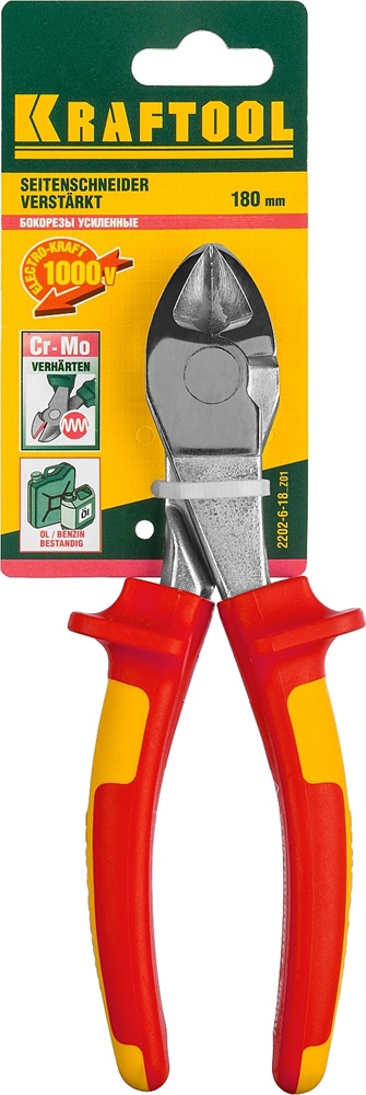 KRAFTOOL  Electro-Kraft, 180 мм, усиленные бокорезы (2202-6-18) 2202-6-18_z01