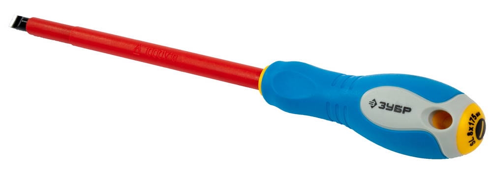 ЗУБР  диэлектрическая отвертка, Профессионал (25261-8.0-175) 25261-8.0-175