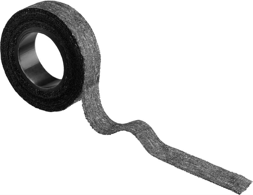 СИБИН  18 мм х 15 м, 1 000 В, черная, изолента х/б (1230-15) 1230-15