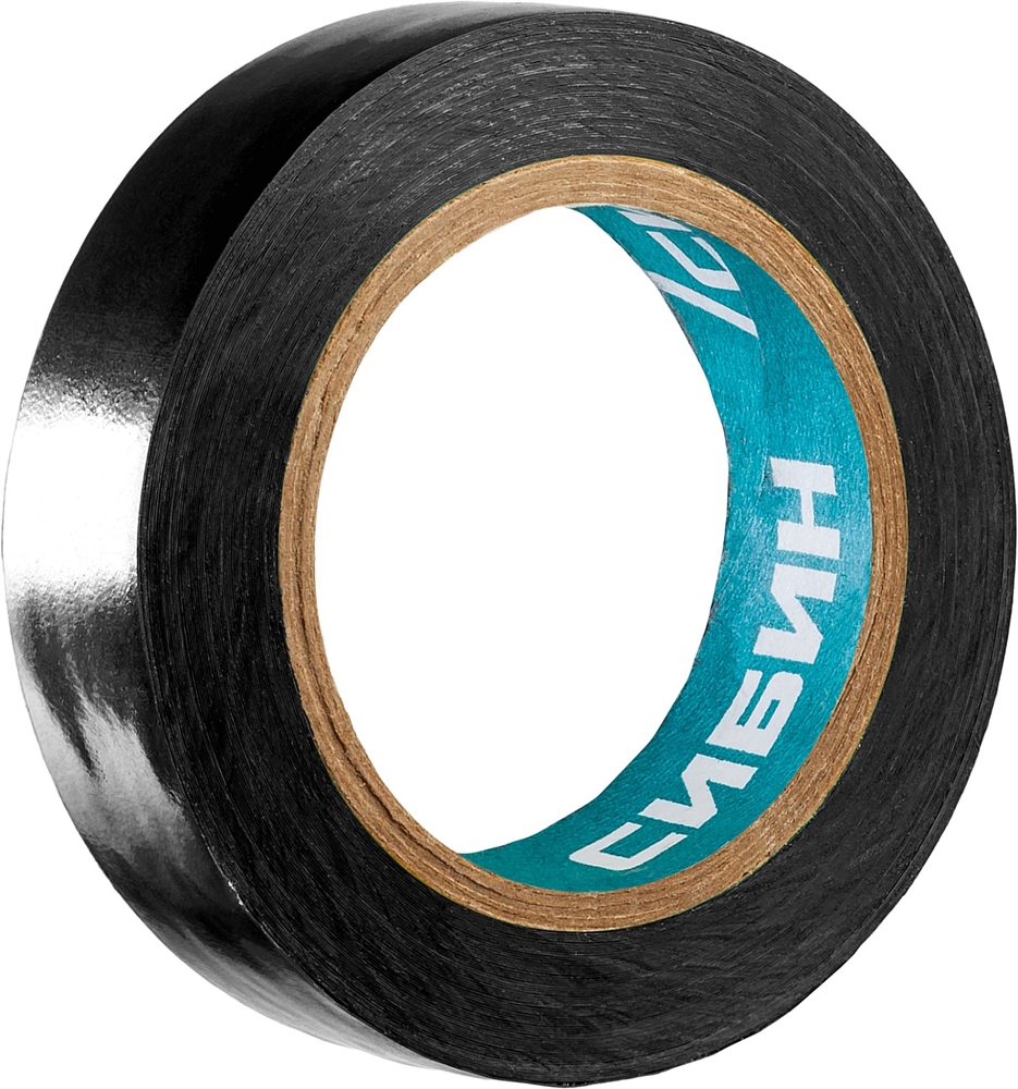 СИБИН  15 мм х 10 м, 5 000 В, черная, изолента ПВХ (1235-2) 1235-2