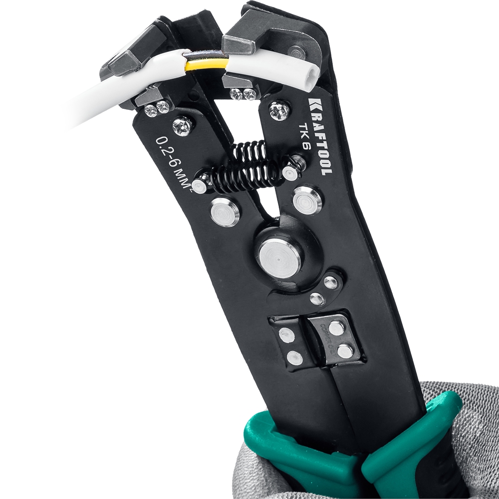 KRAFTOOL  TK-6, 0.2 - 6 мм2, автоматический стриппер (22635) 22635