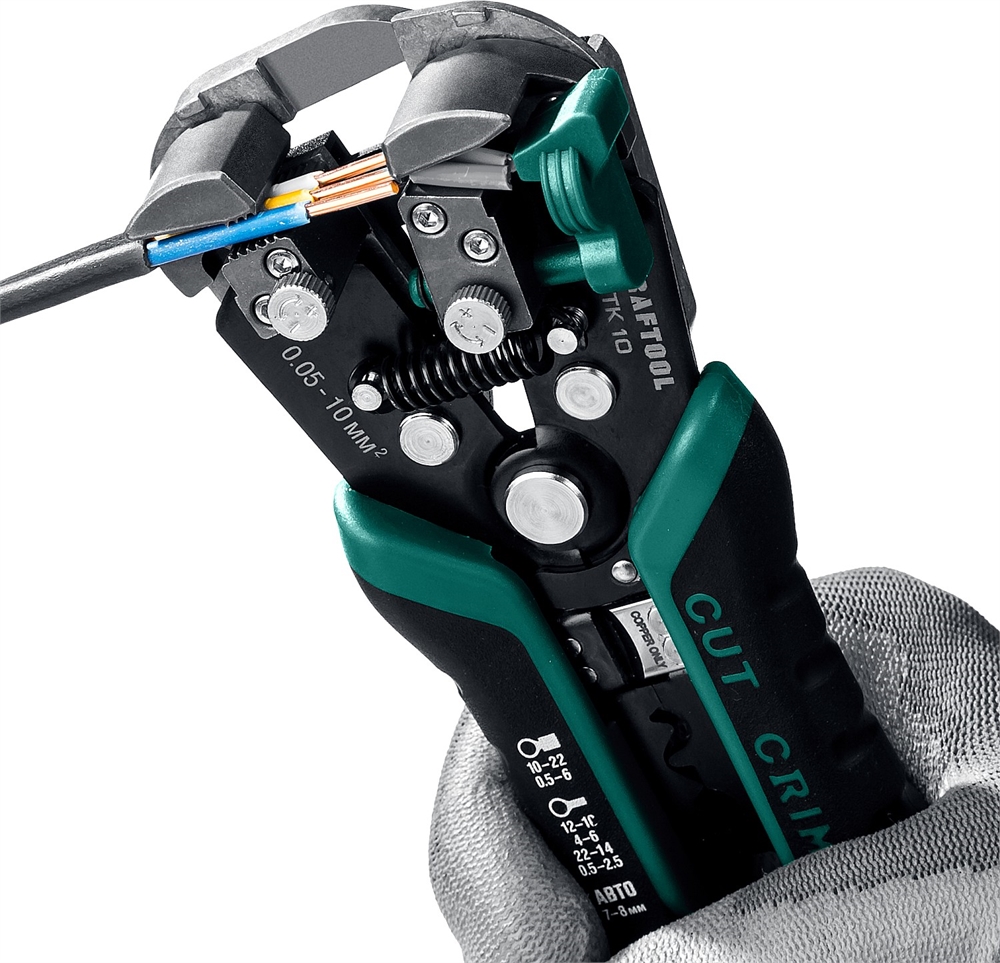 KRAFTOOL  TK-10, 0.05 - 10 мм2, автоматический стриппер (22639) 22639