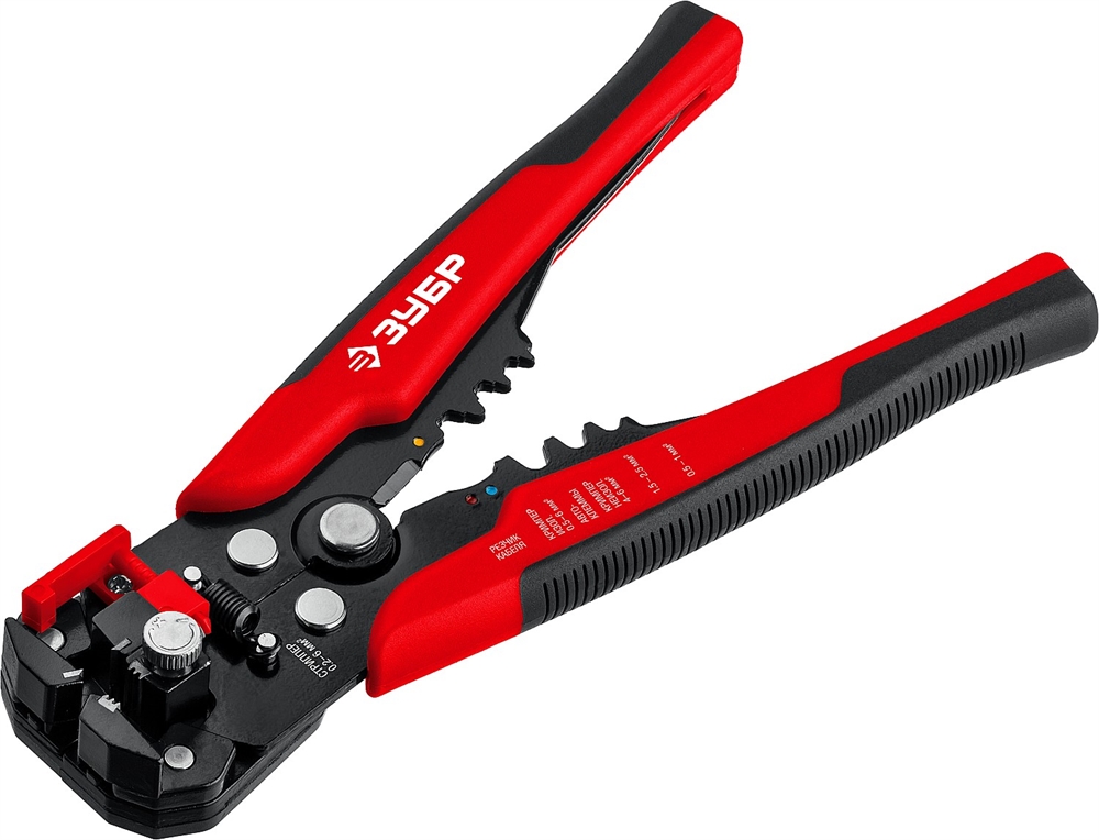 ЗУБР  ТМ-1, 0.2 - 6 мм2, автоматический стриппер с винтом микронастройки (22645) 22645