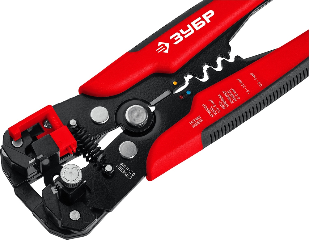 ЗУБР  ТМ-1, 0.2 - 6 мм2, автоматический стриппер с винтом микронастройки (22645) 22645