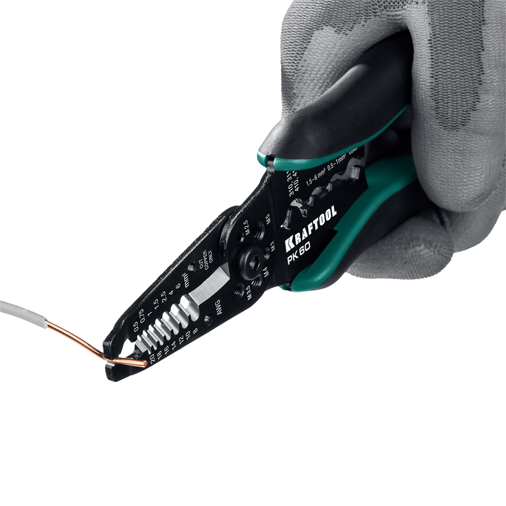 KRAFTOOL  PK-60, 0.5 - 6 мм2, многофункциональный стриппер (22658) 22658