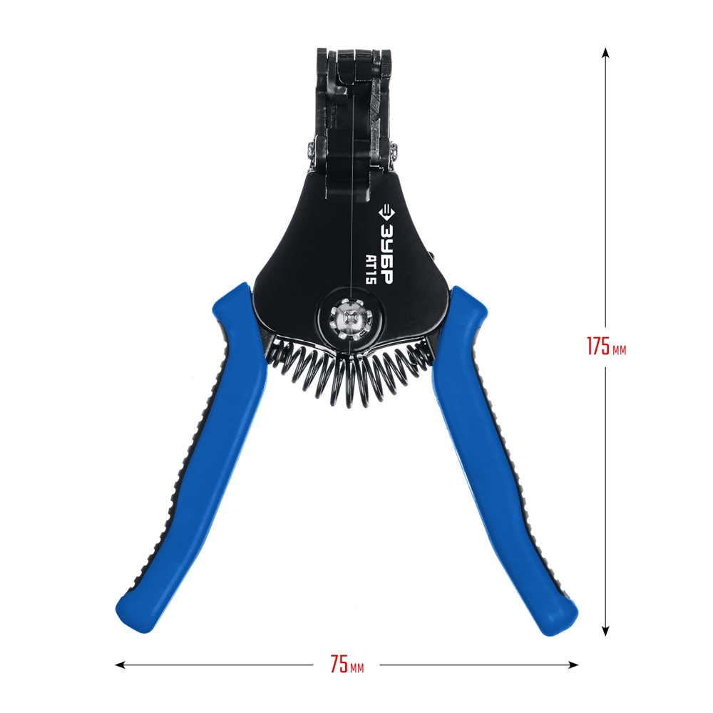 ЗУБР  АT-15, 0.5 - 6 мм2, полуавтоматический стриппер, Профессионал (22685) 22685