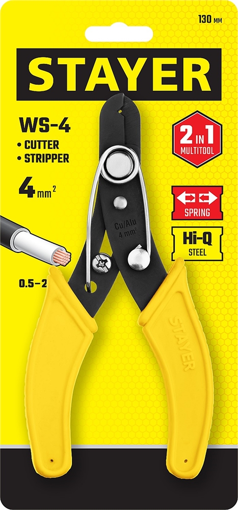 STAYER  WS, 0.75 – 2.5 мм2, стриппер для снятия изоляции (23338-13) 23338-13