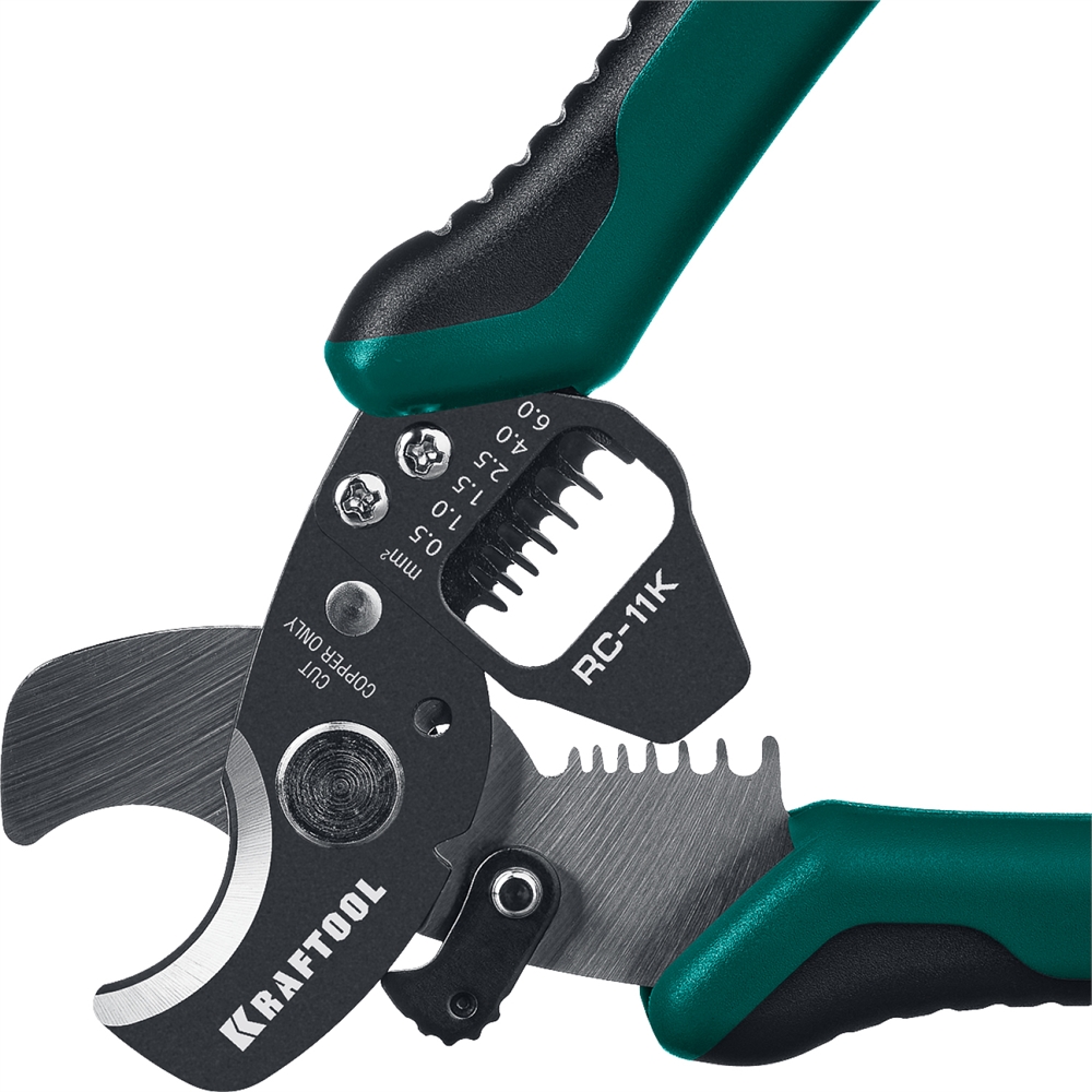 KRAFTOOL  RC-11 K, 3 в 1, кабельные ножницы (22696-3) 22696-3