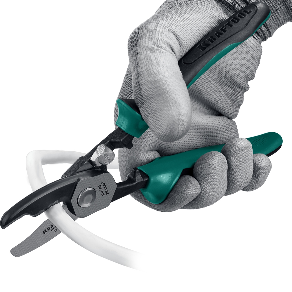 KRAFTOOL  KSD-20, d 20мм, 200мм, с двойными режущими кромками, кабелерез (23332-20) 23332-20