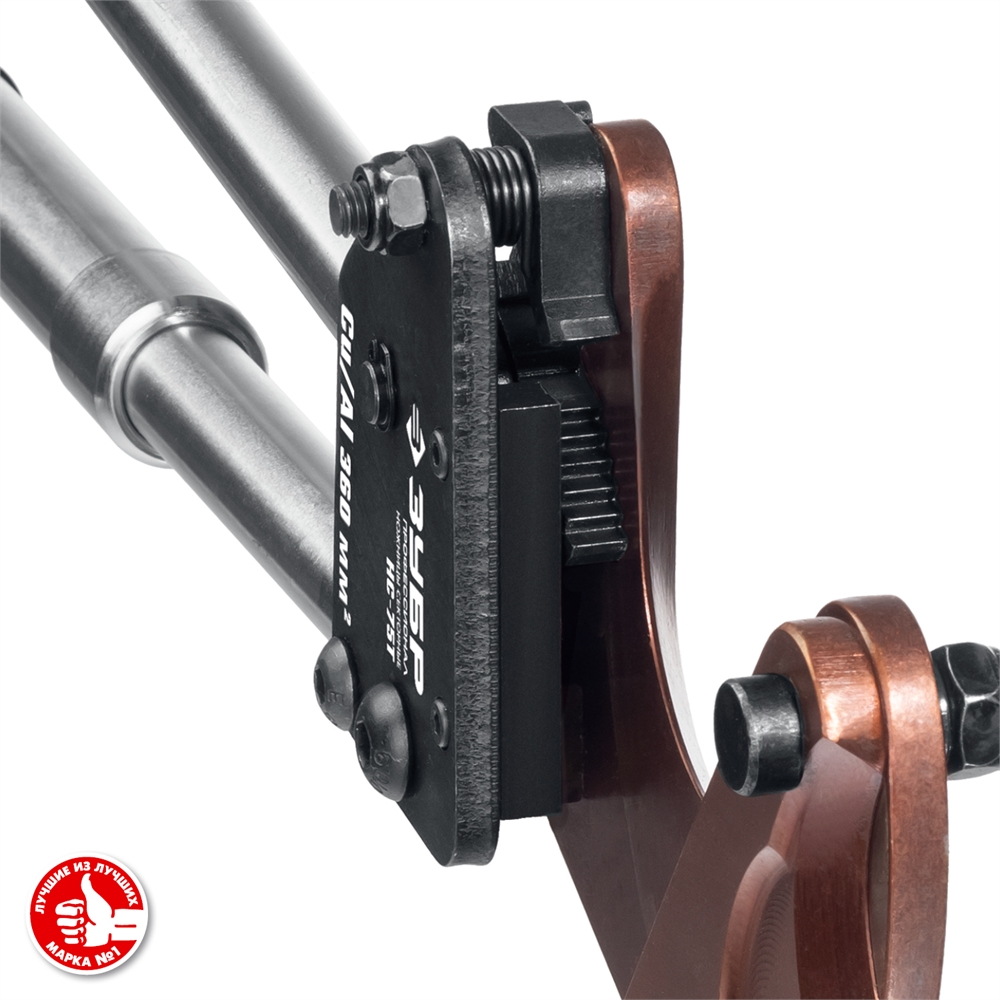 ЗУБР  НС-75T, d 75 мм, секторные ножницы, Профессионал (23352-75) 23352-75