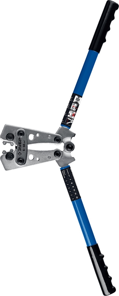 ЗУБР  ПКГ-50, 6 - 50 мм2, усиленные пресс-клещи гексагональные для медных наконечников и гильз, Профессионал(45453) 45453