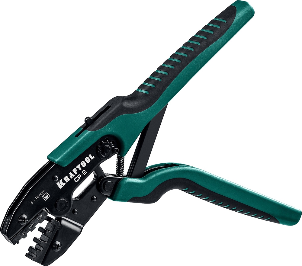 KRAFTOOL  CP-2, 6 - 16 мм2, для втулочных наконечников, пресс-клещи (45461-2) 45461-2