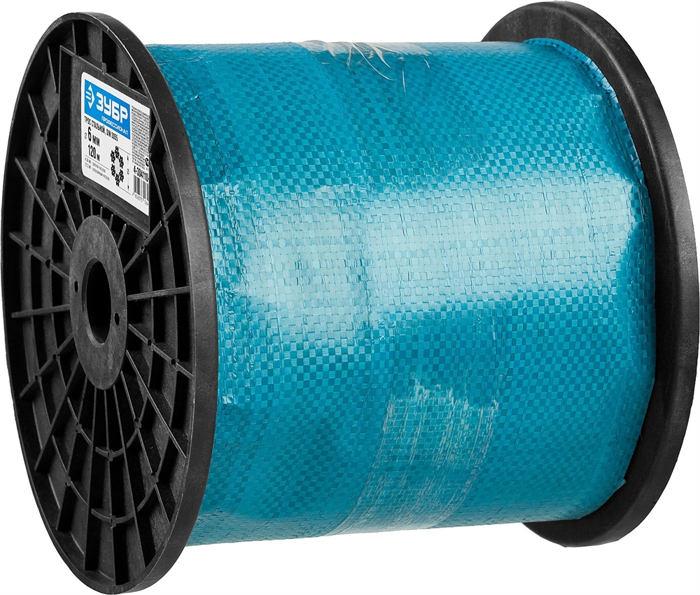 ЗУБР  DIN 3055, свивка 6 х 7 + IWS, 6 мм, L 120 м, стальной трос, Профессионал (4-304110-06) 4-304110-06