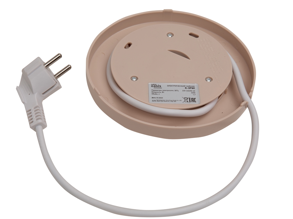 Электрический чайник K-3PWI oasis 1221