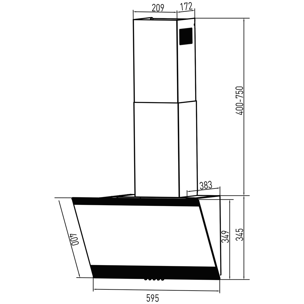 Кухонная вытяжка making Oasis everywhere NL-60B oasis 1463