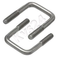 Болт-скоба П-образный А2 M 12 100X100 мм 107965