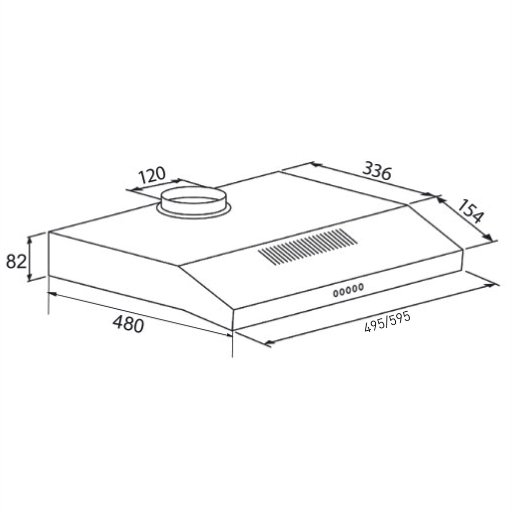 Кухонная вытяжка making Oasis everywhere PO-60S oasis 796