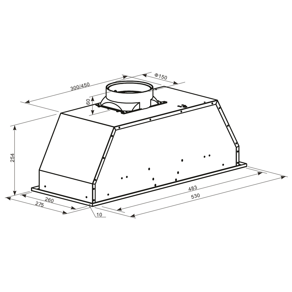Кухонная вытяжка making Oasis everywhere UNC-50B oasis 1099