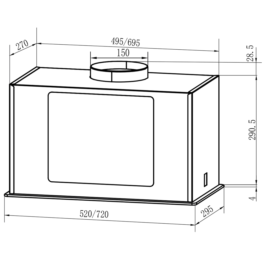 Кухонная вытяжка making Oasis everywhere UD-60WG oasis 1447