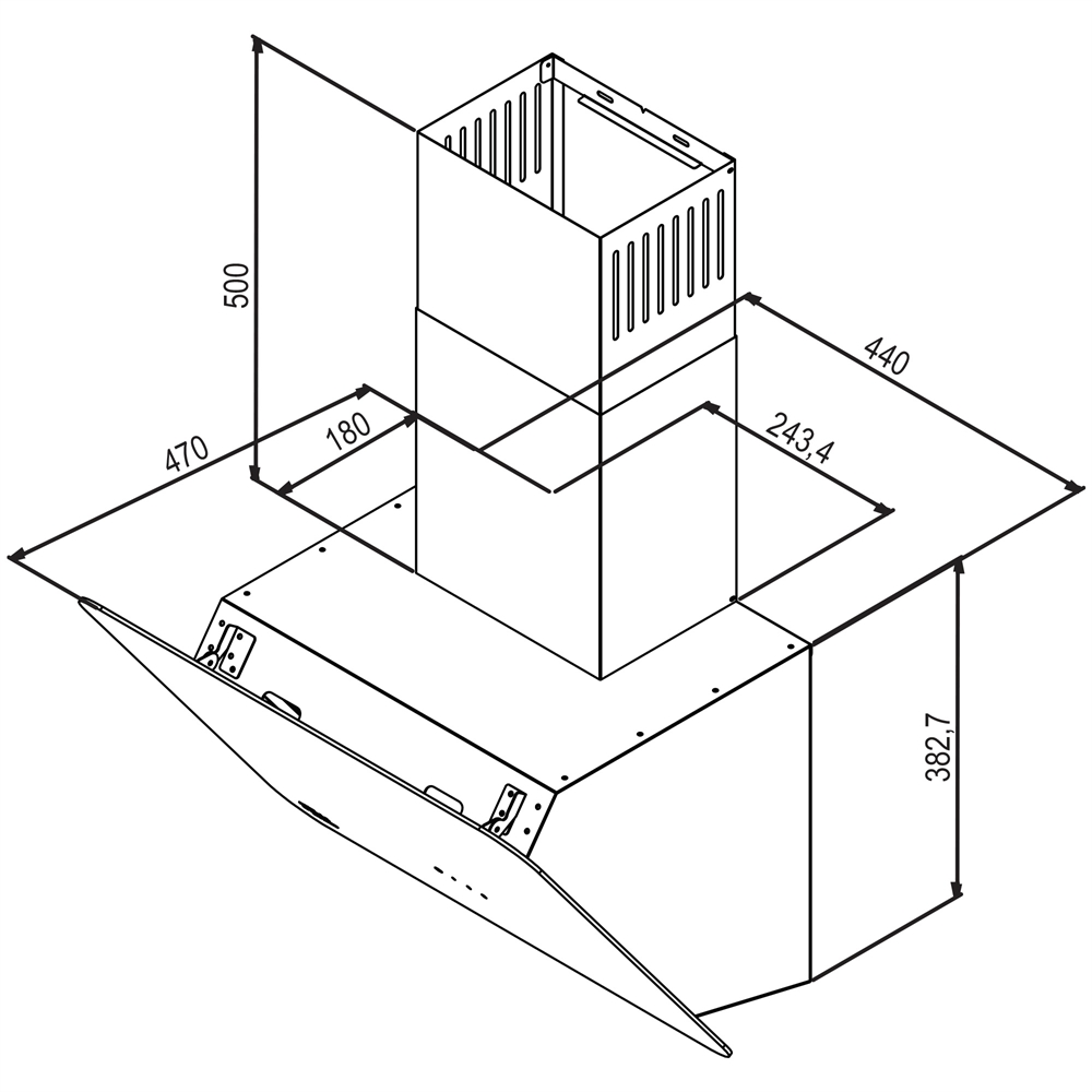 Кухонная вытяжка making Oasis everywhere ML-60B oasis 2070