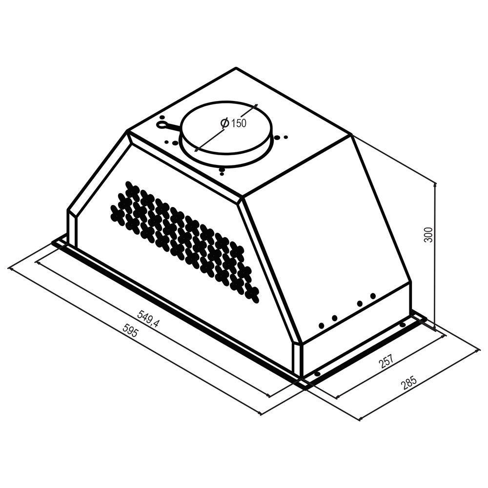 Кухонная вытяжка making Oasis everywhere UB-60WG oasis 2071