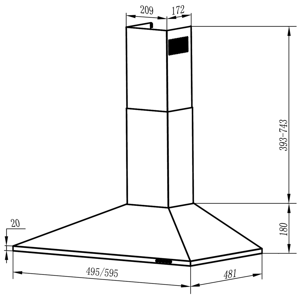 Кухонная вытяжка making  Oasis everywhere KB-50S oasis 640