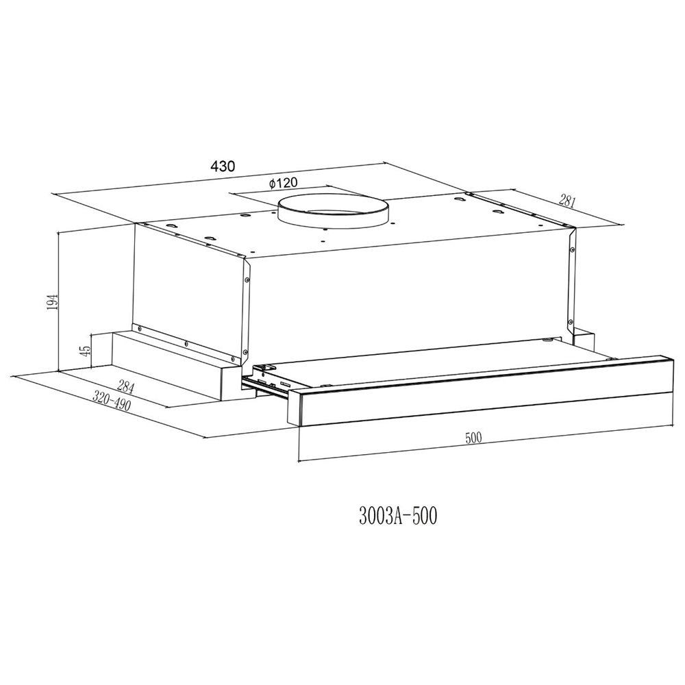 Кухонная вытяжка making Oasis everywhere UV-50W oasis 766