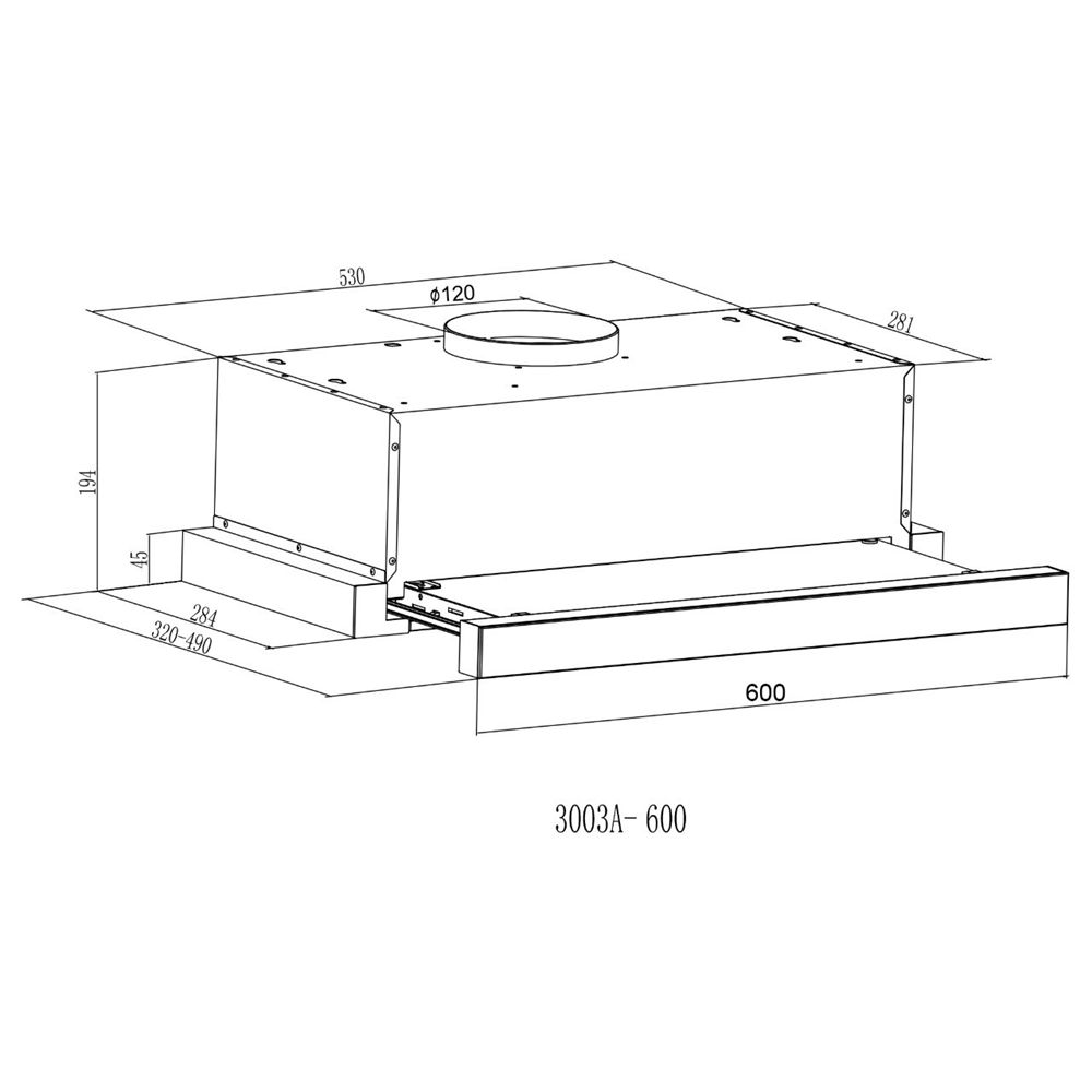 Кухонная вытяжка making Oasis everywhere UV-60G oasis 771