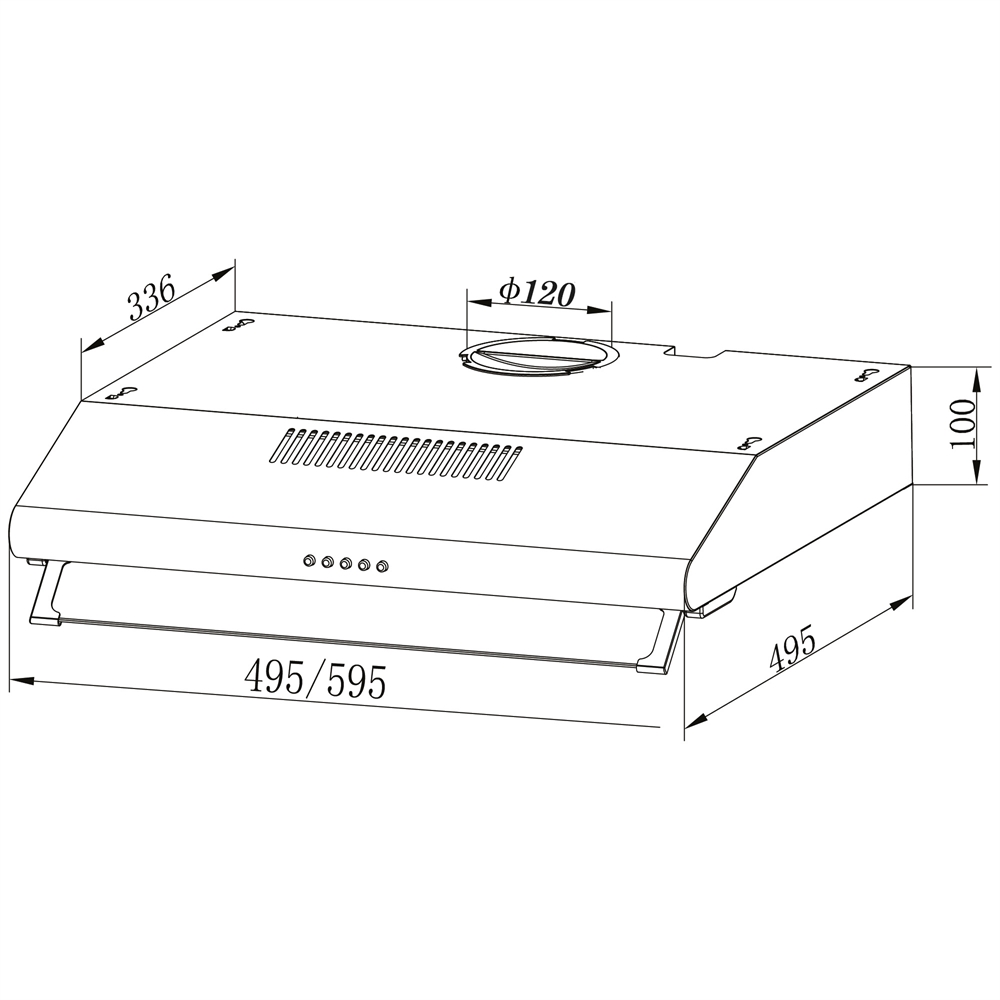 Кухонная вытяжка making Oasis everywhere UP-50W oasis 780