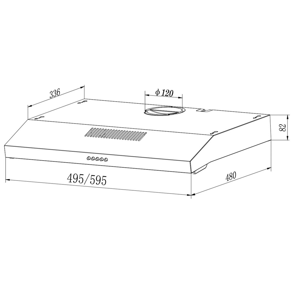 Кухонная вытяжка making Oasis everywhere PO-60W oasis 795