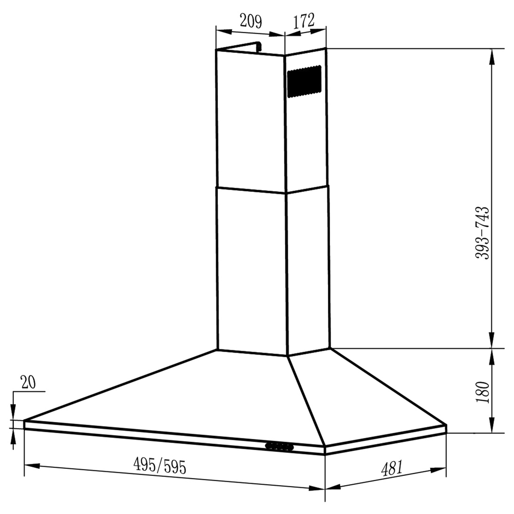 Кухонная вытяжка making Oasis everywhere KB-50W oasis 821