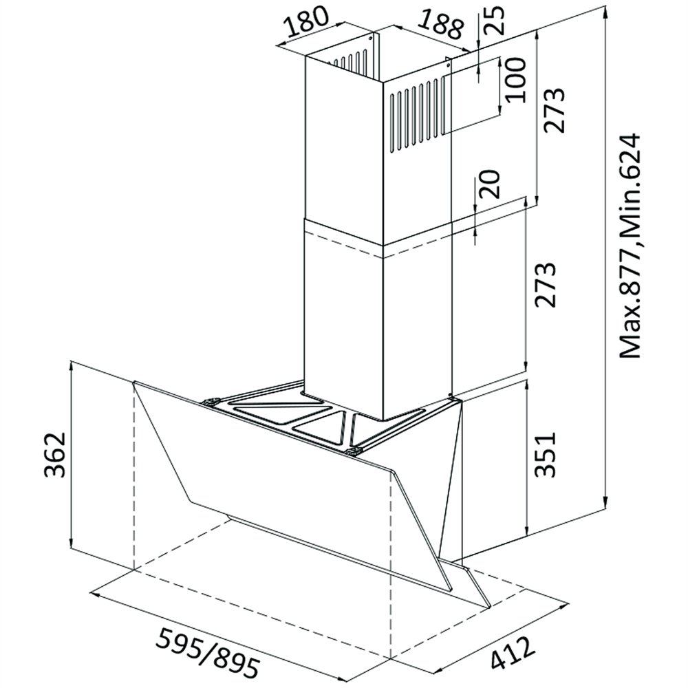 Кухонная вытяжка making Oasis everywhere NF-60G oasis 953
